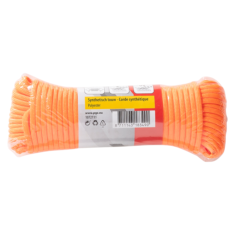 Afbeelding laden in galerijviewer, Mack 1072111 - paracord oranje 4mm 15m | 5 stuks