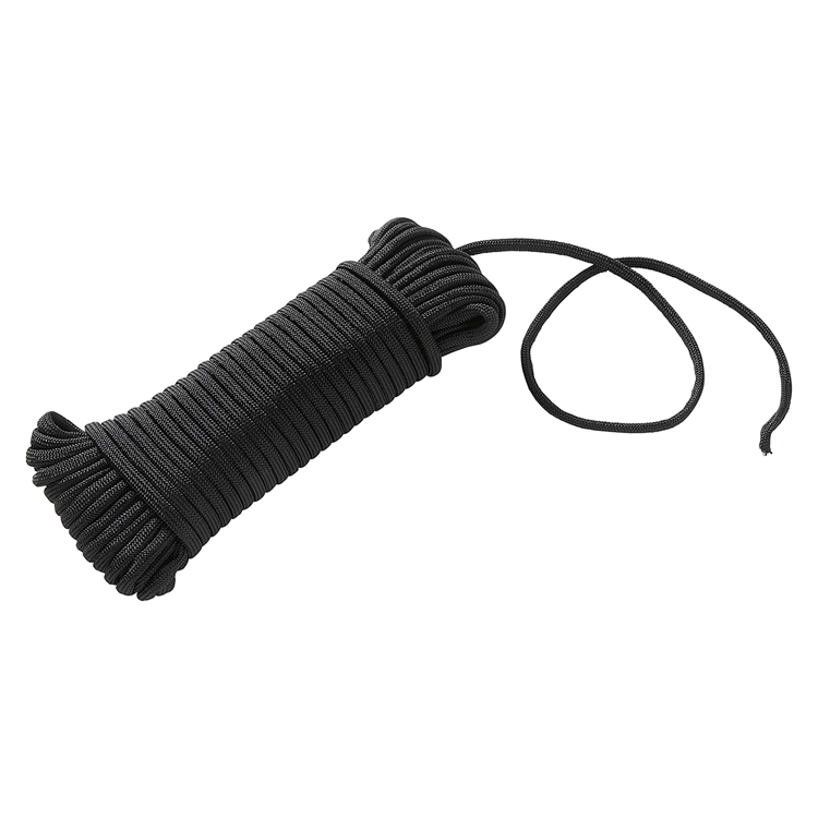 Afbeelding laden in galerijviewer, Mack 1072112 - paracord zwart 4mm 15m | 5 stuks