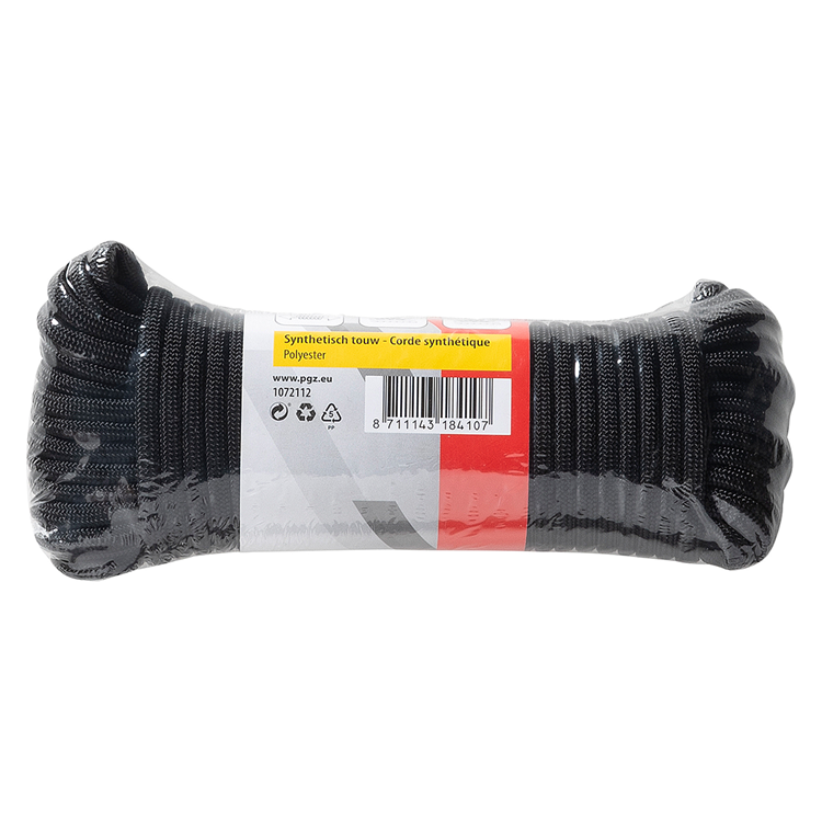 Afbeelding laden in galerijviewer, Mack 1072112 - paracord zwart 4mm 15m | 5 stuks