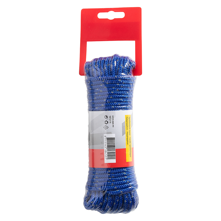 Chargez l'image dans la visionneuse de la galerie, Mack 1072114 - pp gevlochten touw blauw 4mm 15m reflecterend | 5 stuks