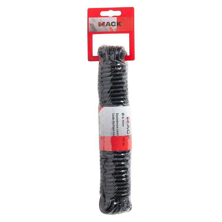 Chargez l'image dans la visionneuse de la galerie, Mack 1072119 - elastiektouw zwart streng 6mm 10m | 5 stuks