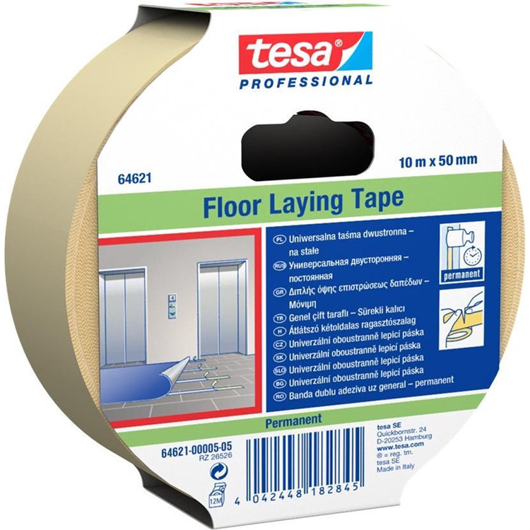 Laden Sie das Bild in Galerie -Viewer, Tesa professional transparent double-sided self-adhesive tape pp-carrier and synthetic rubber