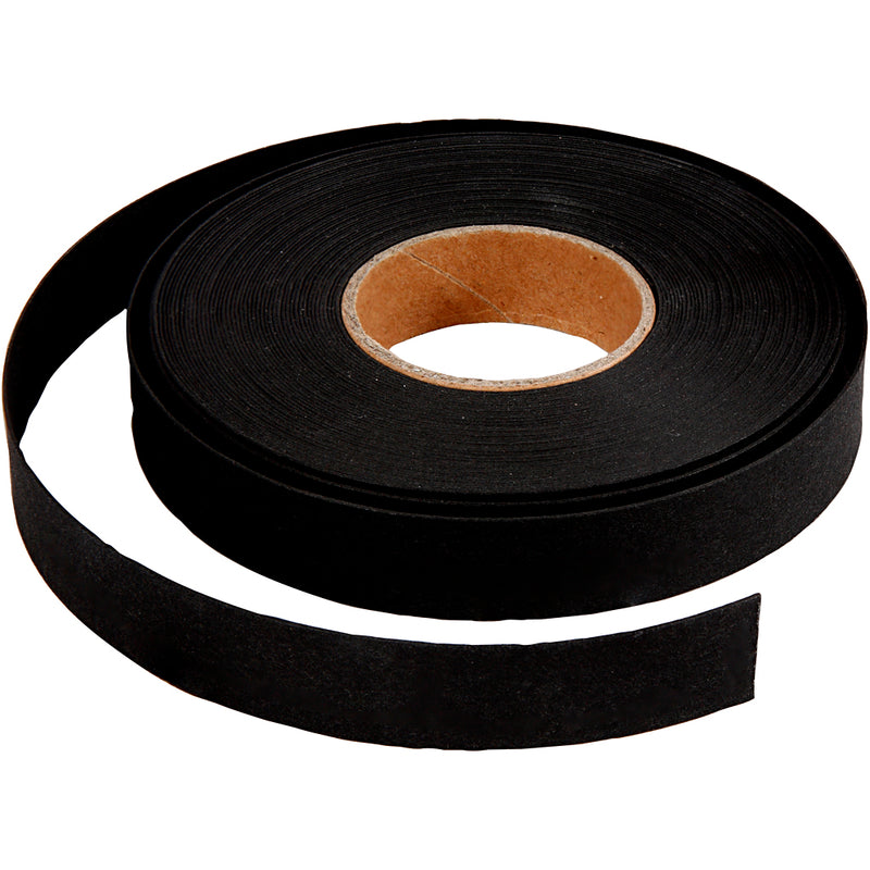 Load image into Gallery viewer, Creativ company https: www.cchobby.nl vlechtstroken-b-15-mm-dikte-0-55-mm-zwart-9-50-m-1-rol