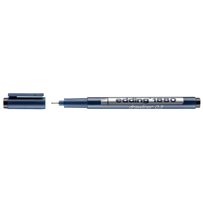 Load image into Gallery viewer, Edding 1880 • precisie fineliner 0.35mm zwart