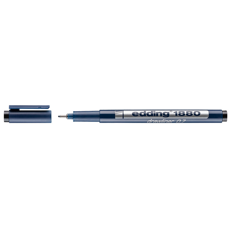 Load image into Gallery viewer, Edding 1880 • precisie fineliner 0.7mm zwart
