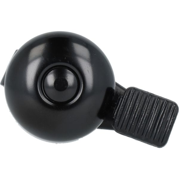 ギャラリービューアに画像をロードする, Simson fietsbel mini 32mm met vaste kunststof bevestiging - zwart