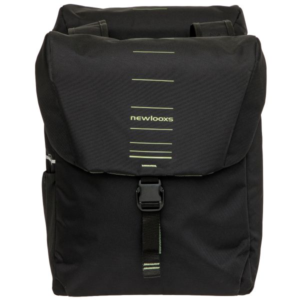 ギャラリービューアに画像をロードする, Newlooxs tas new looxs vigo dubbel | zwart groen | 40l