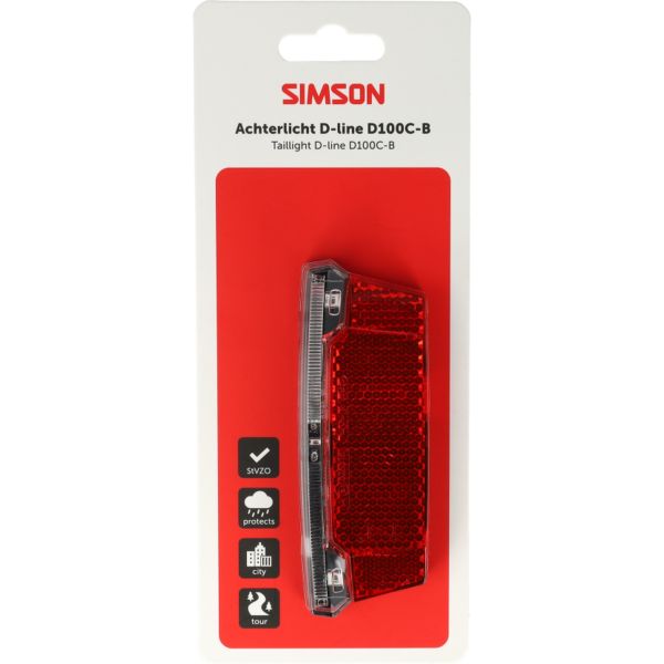 Load image into Gallery viewer, Simson aurora achterlicht d-line d100c