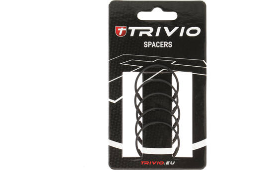 Laden Sie das Bild in Galerie -Viewer, Trivio - spacer 2mm 1 1 8 aluminium zwart - 5 stuks