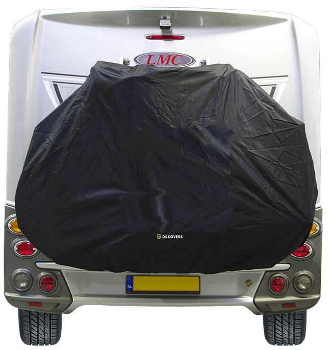 Load image into Gallery viewer, Ds covers Fietsdragerhoes STAR met gevarenbordhouder zwart