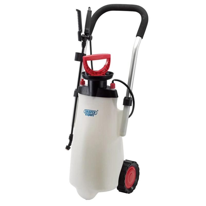 Load image into Gallery viewer, Draper tools draper tools expert drukspuit met trolley 15 l rood 82583
