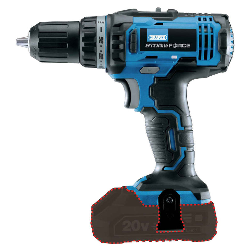 Load image into Gallery viewer, Draper tools boor zonder accu storm force 20 v 35 nm