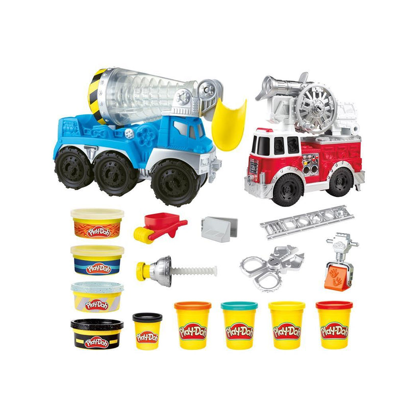 Laden Sie das Bild in Galerie -Viewer, Play-Doh Wheels City Trucks Speelset