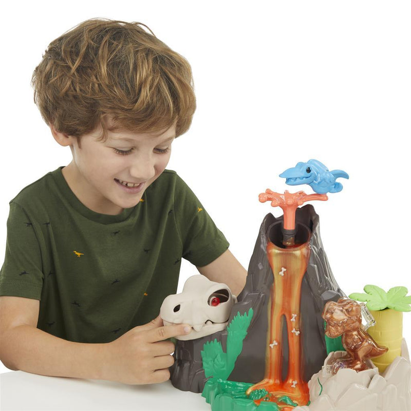 Afbeelding laden in galerijviewer, Hasbro play-doh slime hydro glitz dino vulkaan