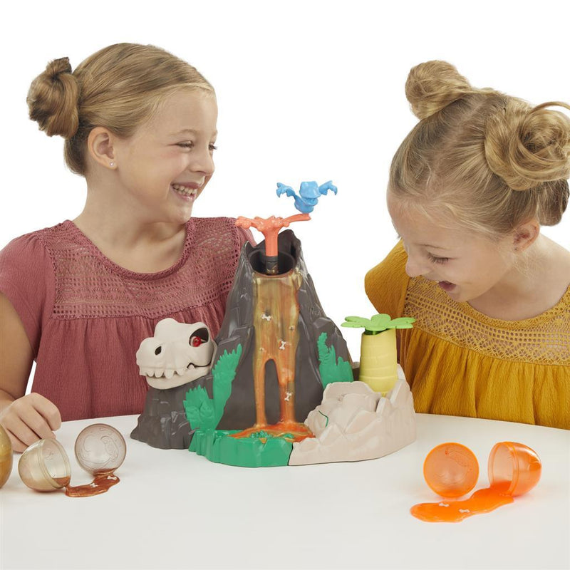 Afbeelding laden in galerijviewer, Hasbro play-doh slime hydro glitz dino vulkaan