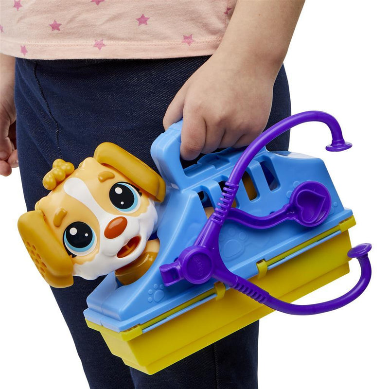 Afbeelding laden in galerijviewer, Hasbro play-doh dierenarts speelset - boetseerklei - inclusief 5 play-doh potjes - knutselen voor kinderen