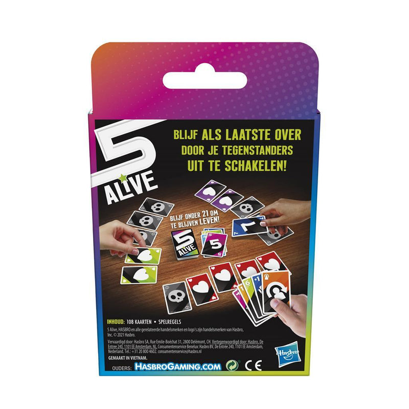 Afbeelding laden in galerijviewer, Hasbro gaming 5 alive kaartspel