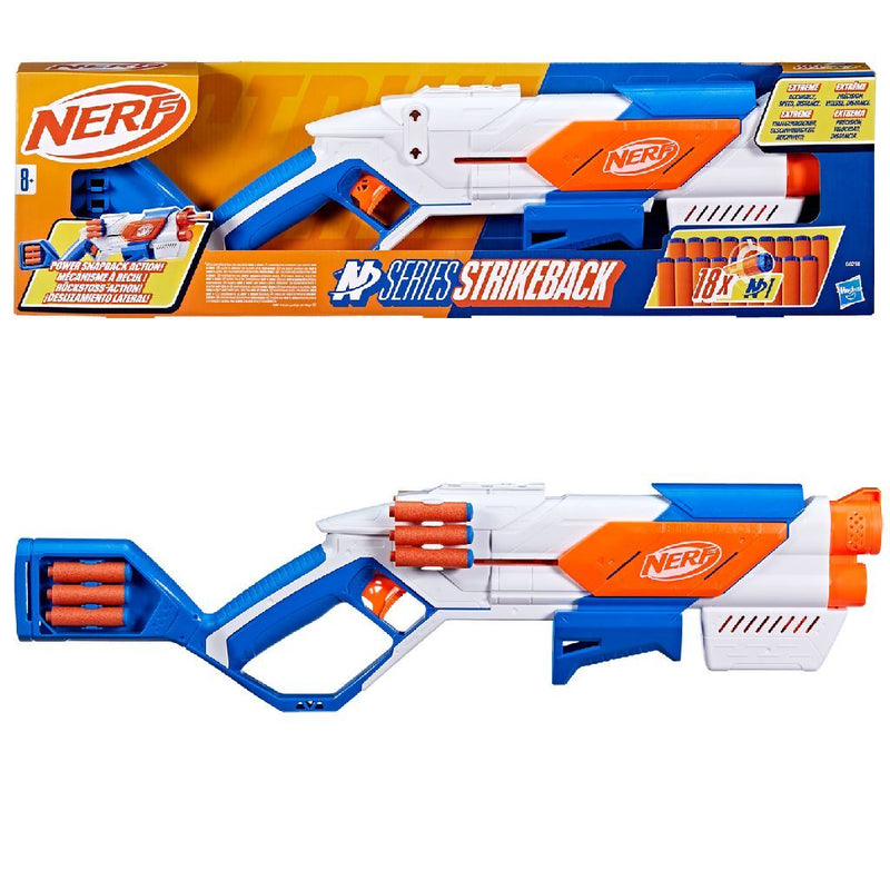 Load image into Gallery viewer, Nerf n series strikeback blaster + 18 darts