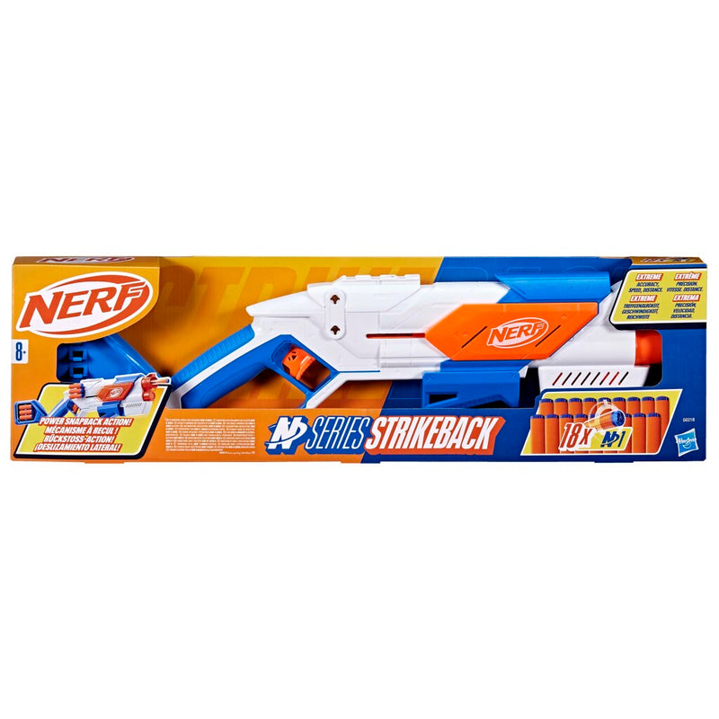 Load image into Gallery viewer, Nerf n series strikeback blaster + 18 darts