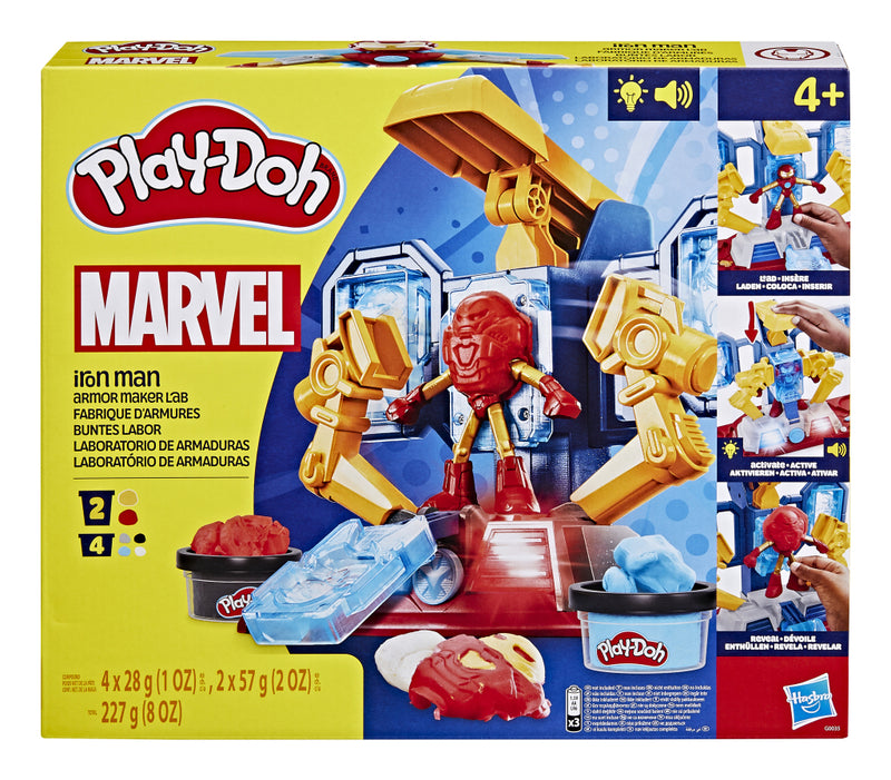 Load image into Gallery viewer, Play-doh iron man armor maker lab