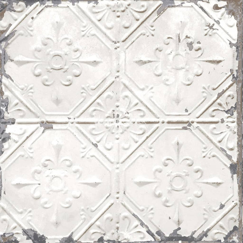 Load image into Gallery viewer, Dutch wallcoverings dutch wallcoverings behang tin ceiling wit