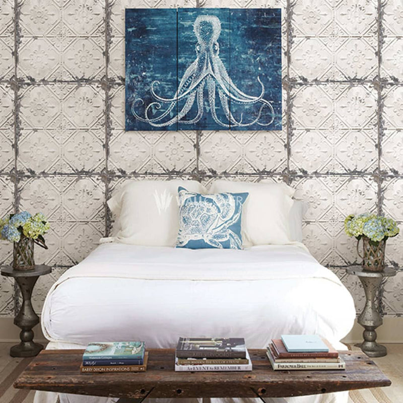 Load image into Gallery viewer, Dutch wallcoverings dutch wallcoverings behang tin ceiling wit