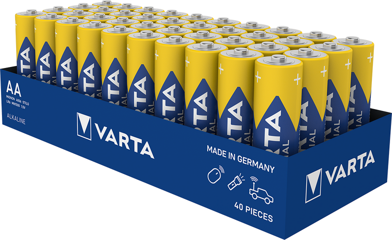 Afbeelding laden in galerijviewer, Varta aa lr06 penlite alkaline bulk 40 stuks