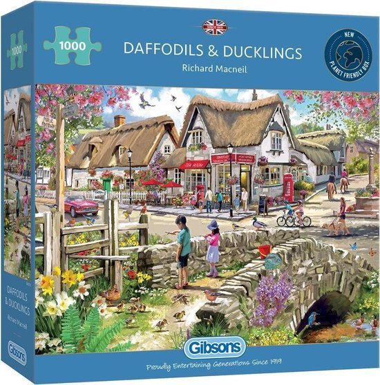 Laden Sie das Bild in Galerie -Viewer, Gibsons puzzel daffodils and ducklings 1000 stukjes