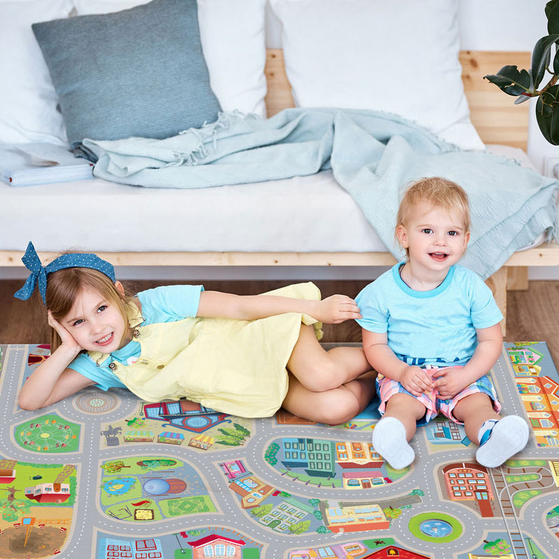 Load image into Gallery viewer, Achoka Speelmat City Roll Over junior 100 x 150 cm PVC