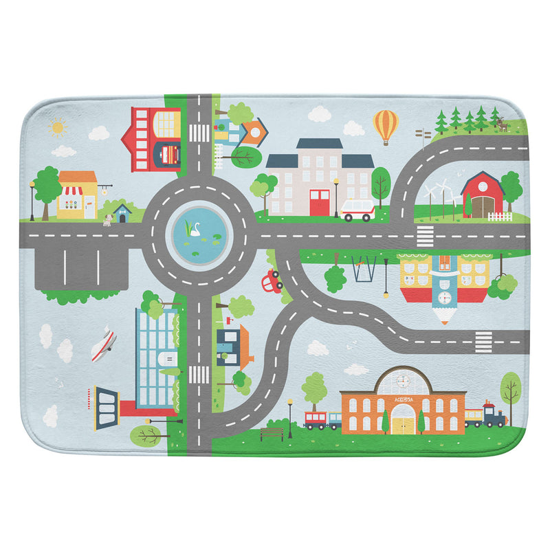 Load image into Gallery viewer, Achoka Speelkleed Verkeer en Vliegveld, 100x150cm