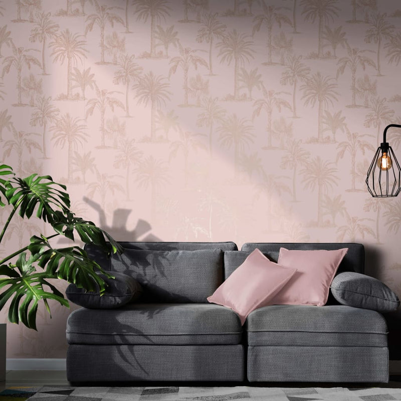Load image into Gallery viewer, DUTCH WALLCOVERINGS DUTCH WALLCOVERINGS Behang Tropical Trees roze