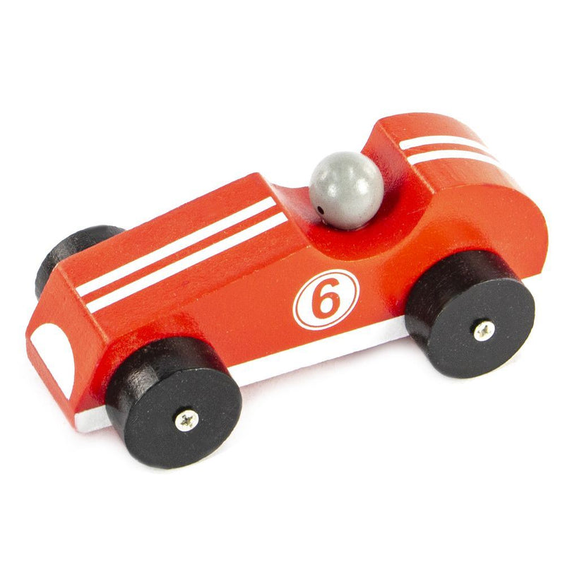 Chargez l'image dans la visionneuse de la galerie, Retro houten racewagen. fsc. 8 stuks. 3+