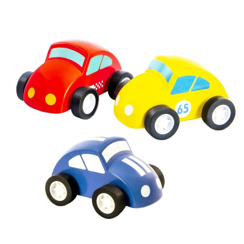 Afbeelding laden in galerijviewer, Houten mini bug auto. fsc. 12 stuks. 3+