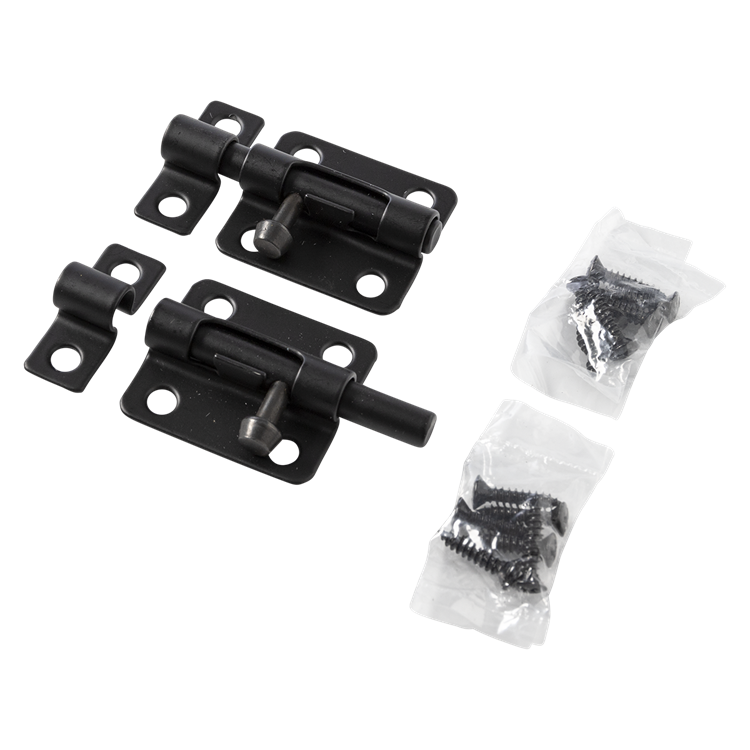 ギャラリービューアに画像をロードする, Mack 1071195 - 2 grendels zwart a 45 mm b 19 mm | 6 stuks