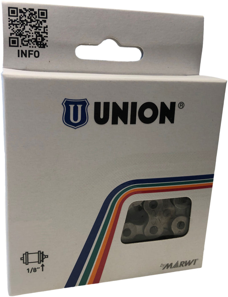 Load image into Gallery viewer, Union 410H Fietsketting 1 2x1 8x112 Zwart