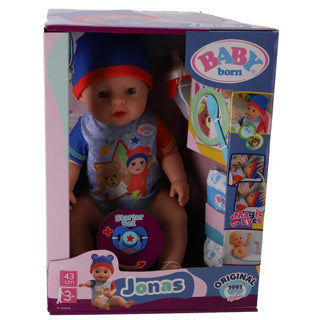 Afbeelding laden in galerijviewer, Baby born jonas - babypop 43 cm