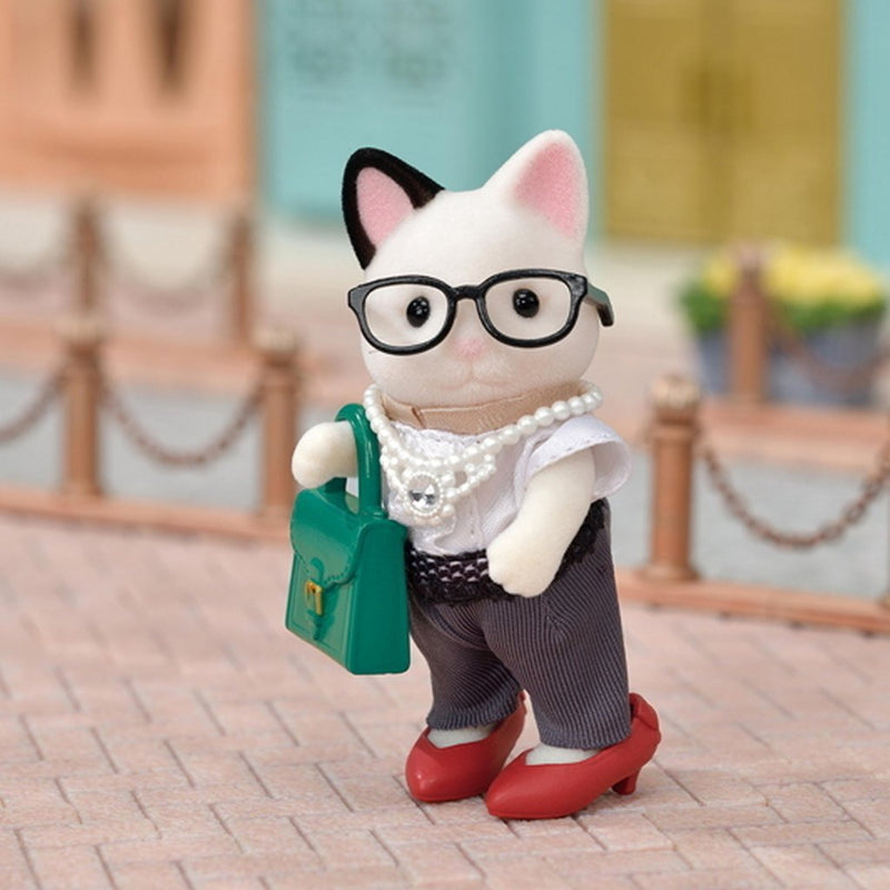 Load image into Gallery viewer, Sylvanian families 5462 modespeelset tuxedo kat