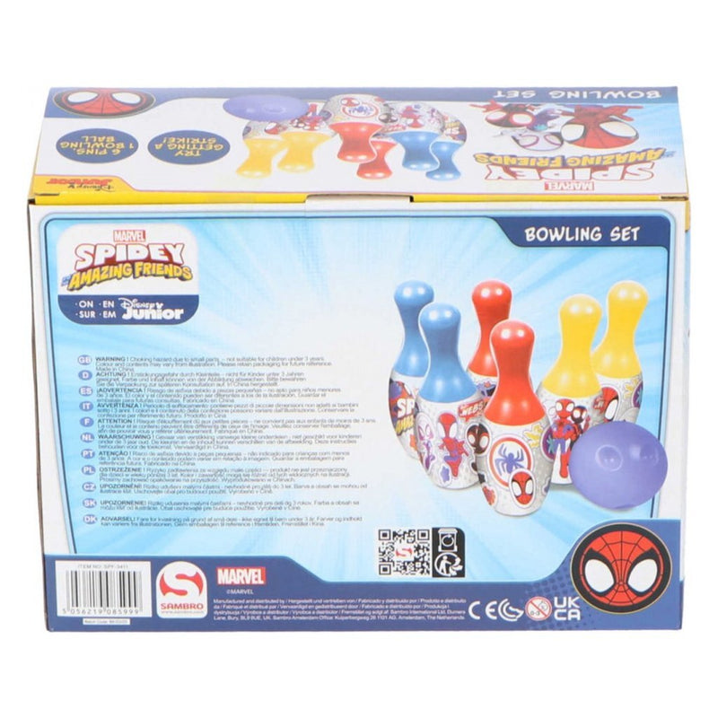 Load image into Gallery viewer, Marvel spidey and friends bowling set