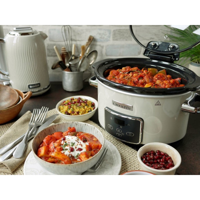 Laden Sie das Bild in Galerie -Viewer, Crock-Pot Crock-Pot CR060 Slow Cooker 3.5L Cr egrave;me Wit
