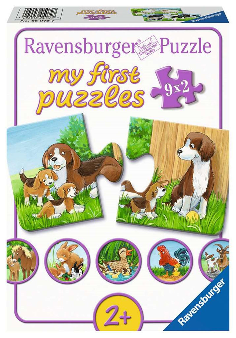 Load image into Gallery viewer, Ravensburger puzzel boerderij 9x2pcs