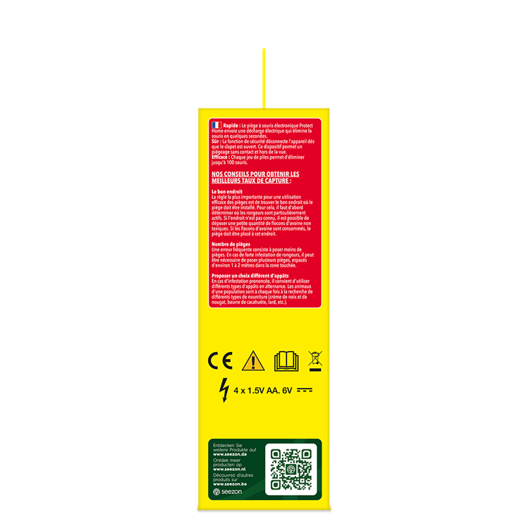 Afbeelding laden in galerijviewer, Pro-tect 1076861 - val muizen electronic 1st protect home | 1 stuks