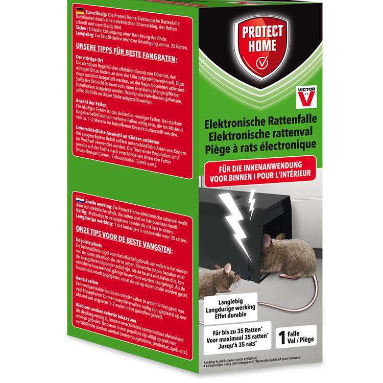 Afbeelding laden in galerijviewer, Pro-tect 1076862 - val ratten electronic 1st protect home | 1 stuks