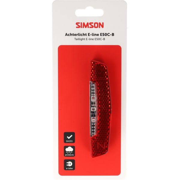 Load image into Gallery viewer, Simson aurora achterlicht e-line e50c-b