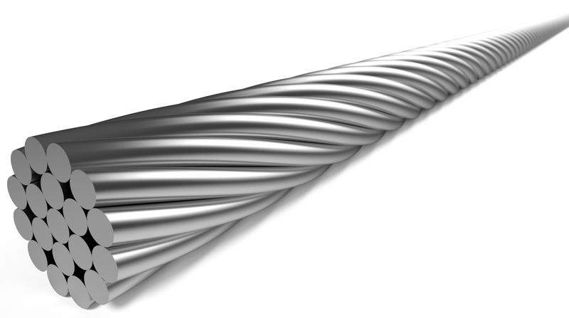 Load image into Gallery viewer, Elvedes schakel binnenkabel rvs 3m nippel 4x4 doos (50)