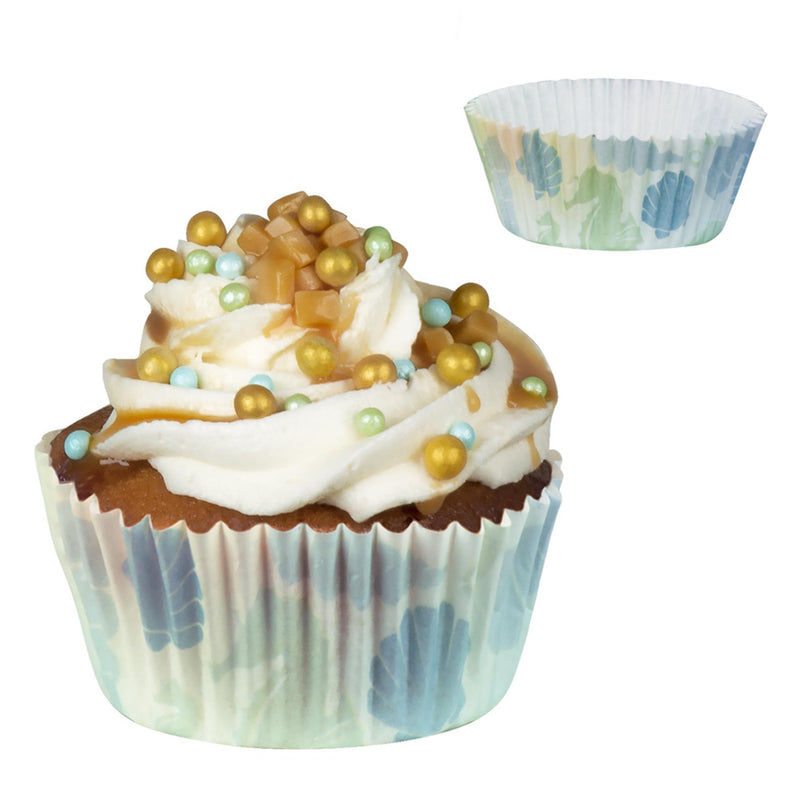 Load image into Gallery viewer, Boland papieren cupcakevormpjes zeemeermin