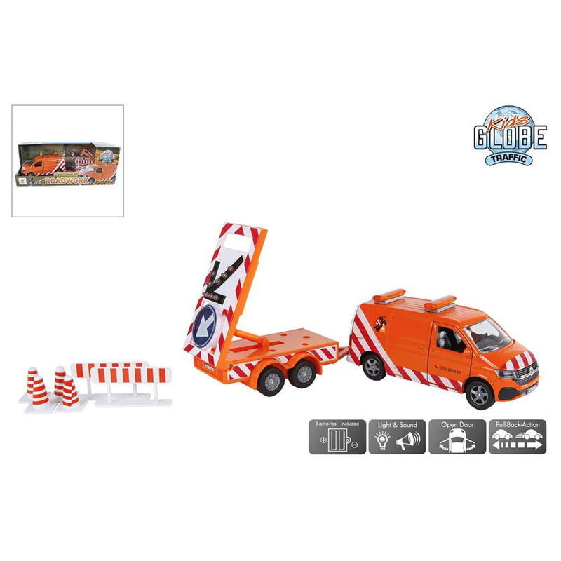 Load image into Gallery viewer, Kids globe volkswagen transporter pijlwagen 27,5cm