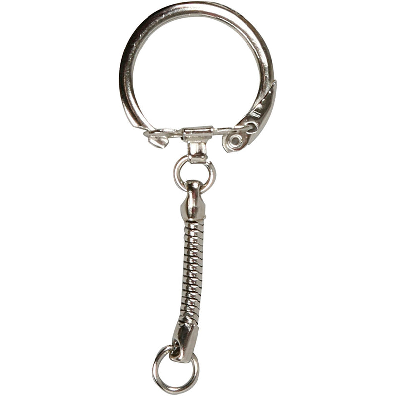 Afbeelding laden in galerijviewer, Creativ company http: www.cchobby.nl sleutelhanger-met-ketting-l-6-cm-d-2-3-cm-25-stuk-1-doos