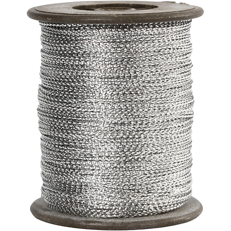 Load image into Gallery viewer, Https: www.cchobby.nl koord-dikte-0-5-mm-zilver-100-m-1-rol