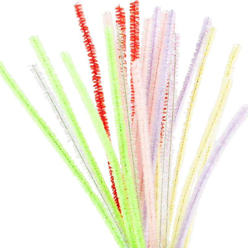 Load image into Gallery viewer, Creativ company https: www.cchobby.nl chenille-l-30-cm-dikte-6-mm-voorjaarskleuren-24-div-1-doos
