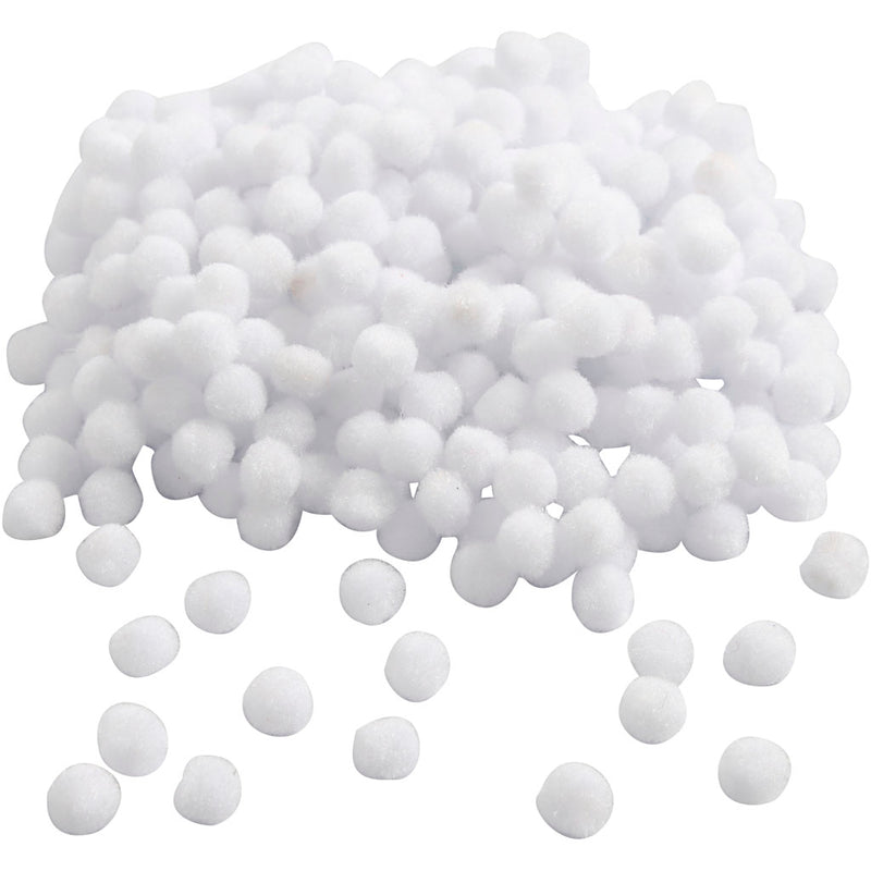Load image into Gallery viewer, Creativ company https: www.cchobby.nl pompons-d-10-mm-wit-450-stuk-1-doos